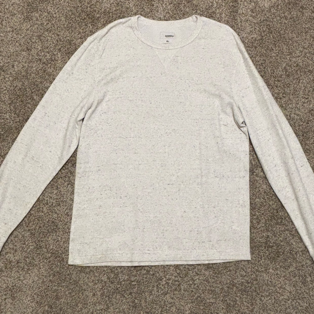 Sonoma Men's Heather Gray Crewneck Sweater